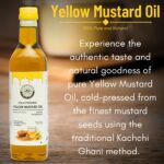 Cold Press Yellow Mustard Oil 100% Pure and Natural(1liter) - Image 4