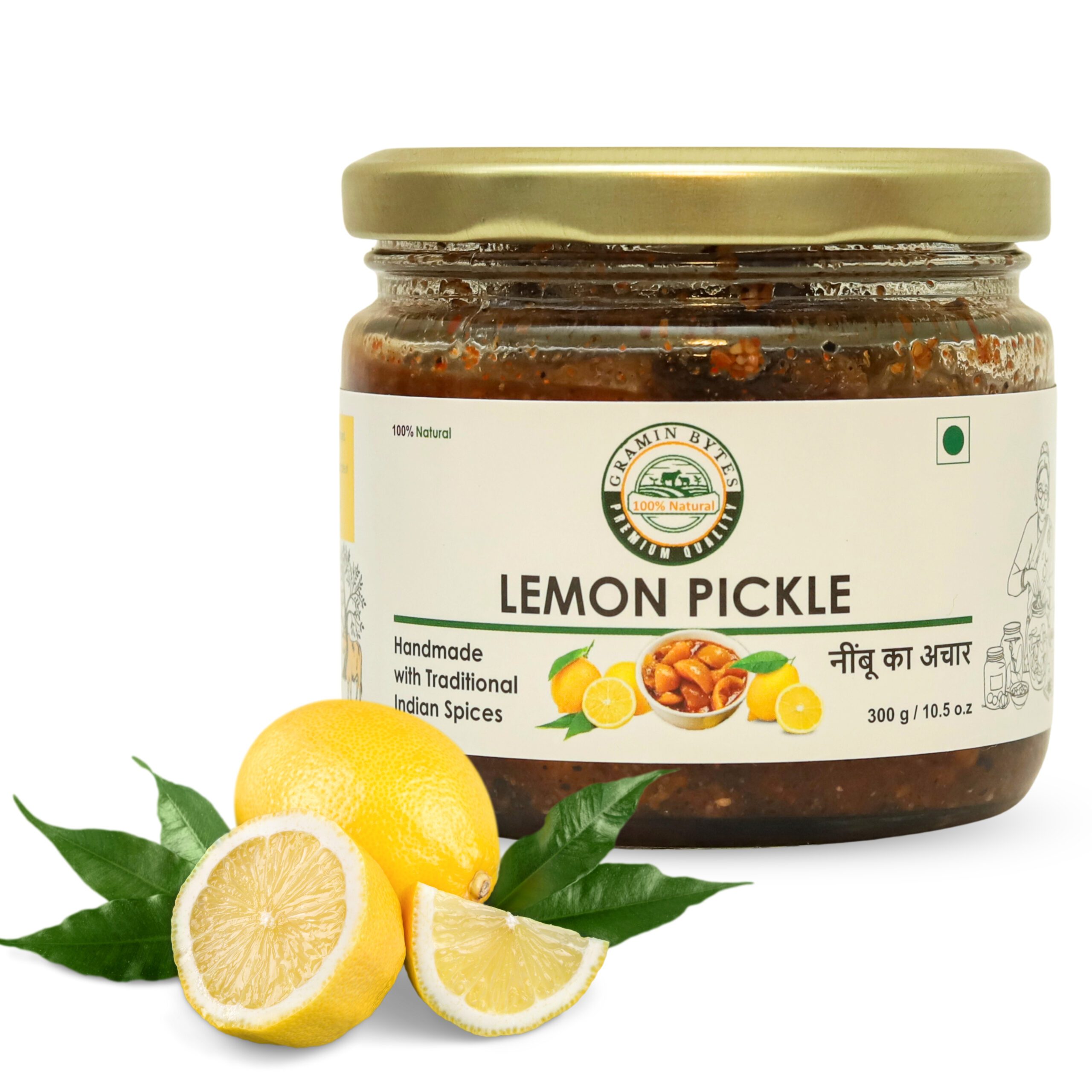 7 Hand Made Lemon Pickle Gramin Bytes (300g) - Image 1