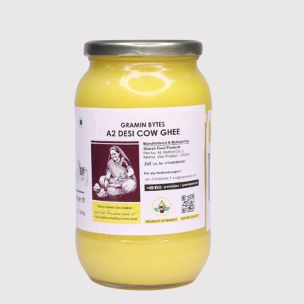 A2 Desi Cow Ghee 100% Pure, Traditional & Handcrafted (1 Liter / 905g)