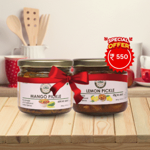 Gramin Bytes Homemade Mango Pickle 500gm Traditional Indian Taste in Mustard Oil